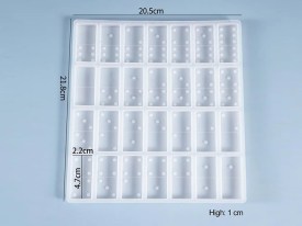 Molde silicona DOMINO